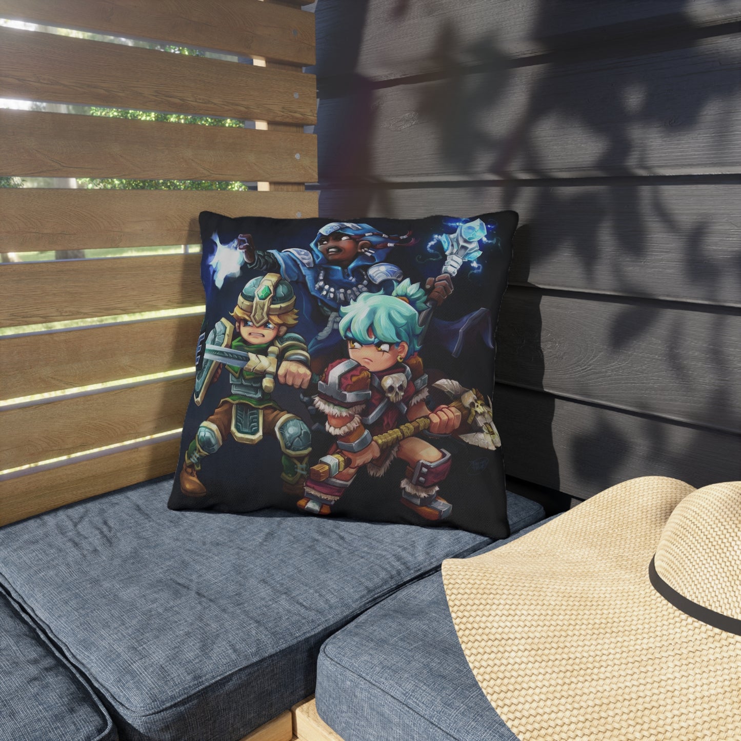 Hytale Heroes Coussin