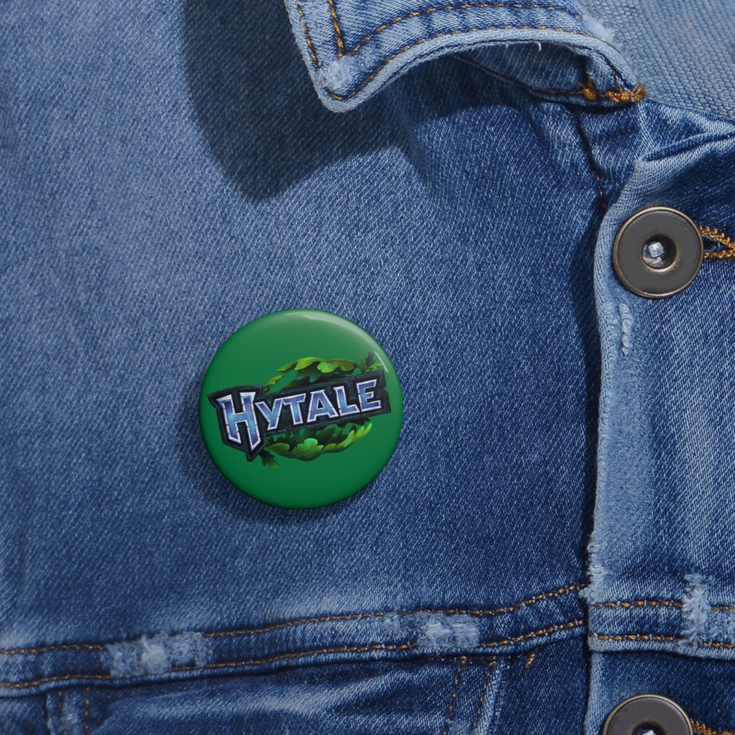 Hytale Logo Green Pin