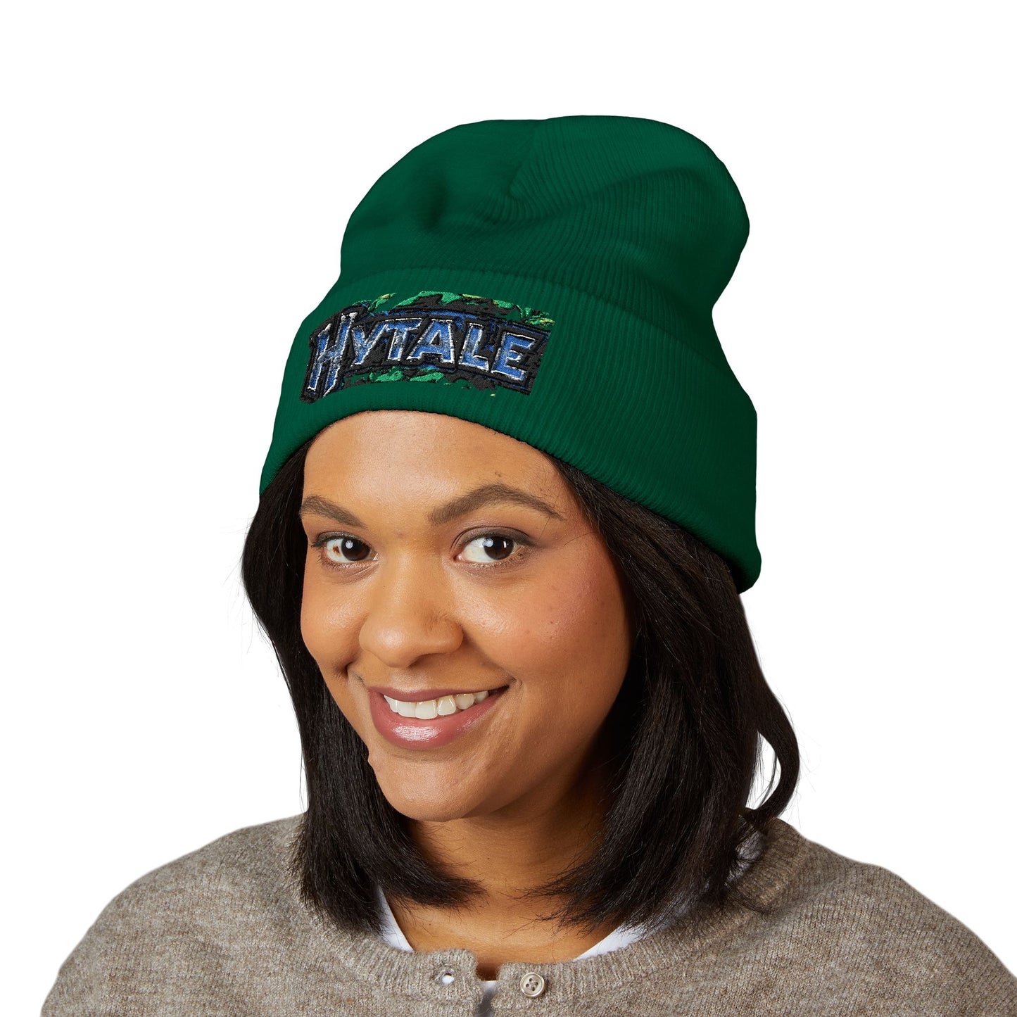 Hytale Logo Green Beanie